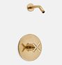 Waterhouse Pressure Balanced Shower Set - Aged Brass