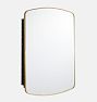 Open Box: Cade Inset Mount Medicine Cabinet (24" x 36") - Aged Brass