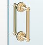 Connor Shower Door Pull 6in CP PVD