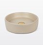 Mini Miami Single Sink, 14", Undrilled - Latte
