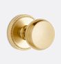 Lachlan Interior Door Set, Knob - Passage - Aged Brass