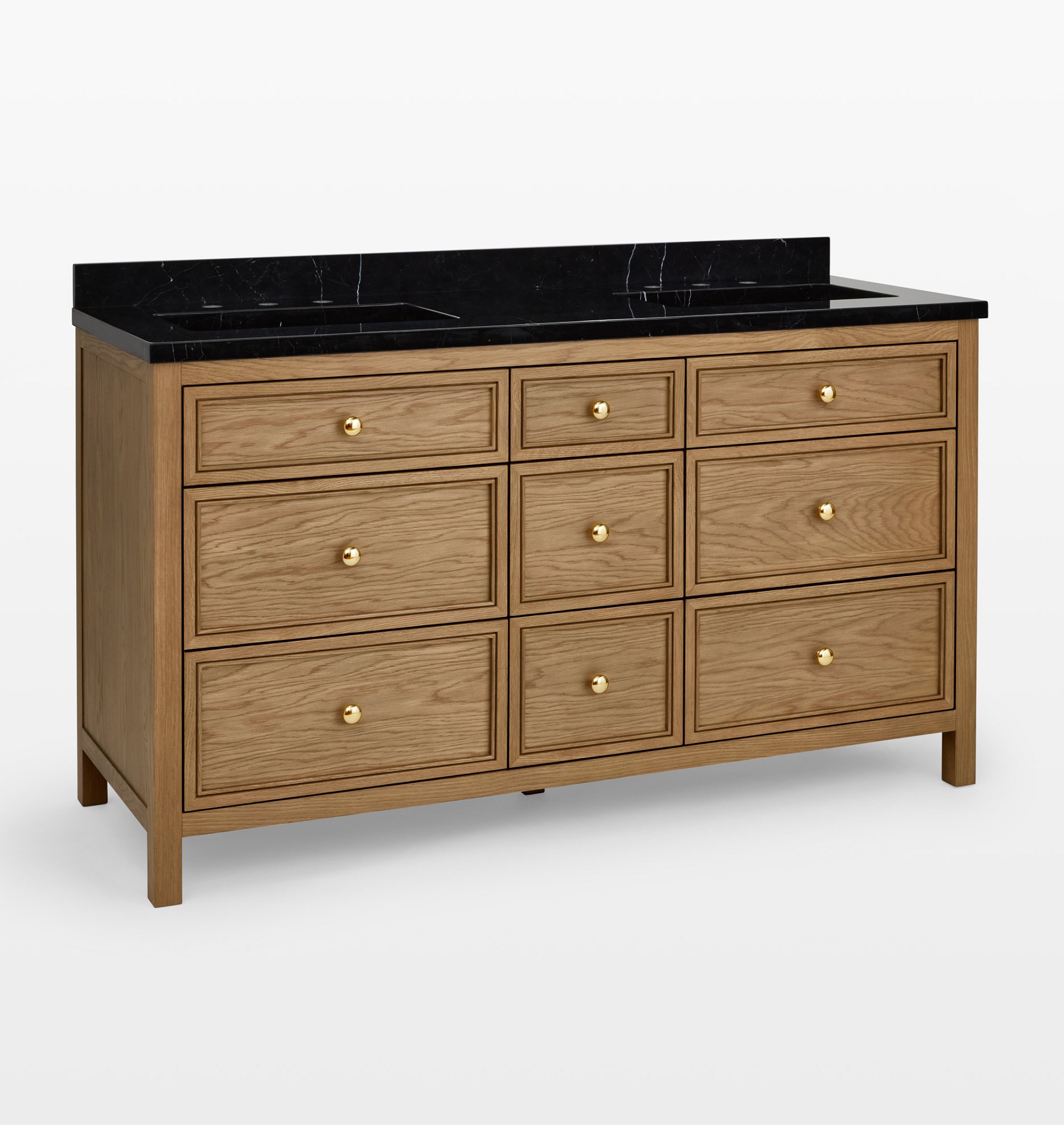 Cambell Double Vanity, 60" by Rejuvenation