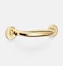 Massey Drawer Pull, 3" - Aged Brass