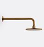 Shower Arm Wall Mount L-arm 7inRnd SH HEB