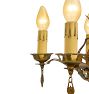 Vintage Romance Revival Painted Cast Chandelier