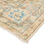 Vintage Turkish Wool Hand-Knotted Allover Neutral Area Rug 10'1" x 6'8"