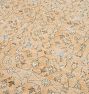 Vintage Turkish Wool Hand-Knotted Medallion Peach Area Rug 10'7" x 7'2"