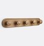 Oxford 5 Hook Rack Medium Oak