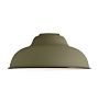 Carson Metal Shade 8in x 3.5in Deep Dome Matte Grove
