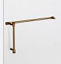 Rigdon Shower Door Pull 8in x 18 x Dummy x Dummy HEB