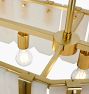 Nadia Linear Chandelier, 42" Width