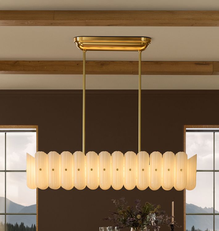 Roll & Hill Lorna LED Linear Chandelier, 55
