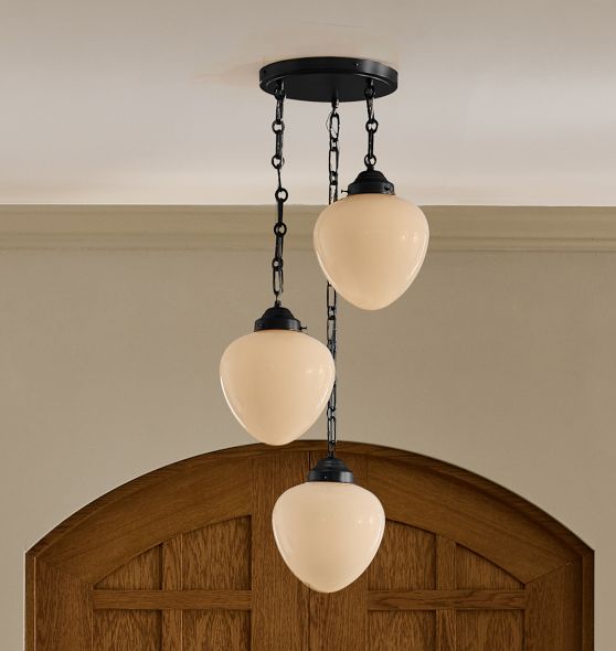 Imogen 3-Light Chandelier, 15" Width by Rejuvenation