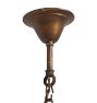 Large Vintage Flemish Style 8-Arm Chandelier with Fish and Bird Motifs Dutch