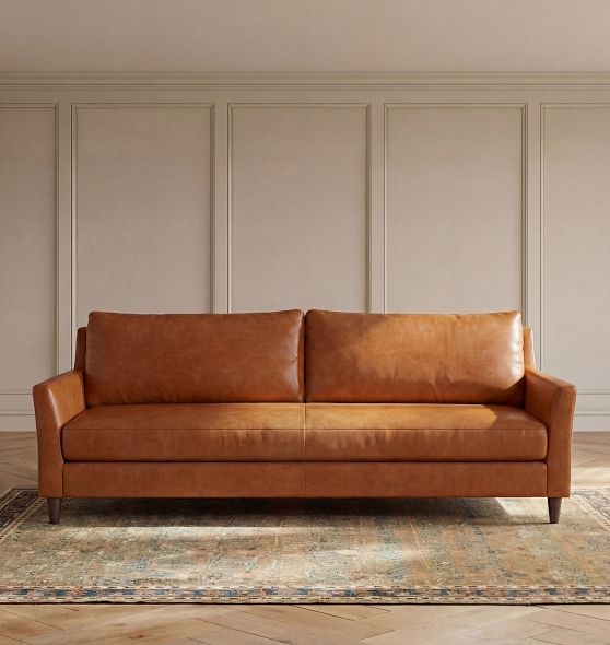 McNary Leather Sofa, 70-102" by Rejuvenation