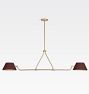 Percey 2-Light Linear Chandelier, 58" Width