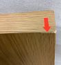 Open Box: Curved Floating Shelf (36"W x 10"D) - White Oak