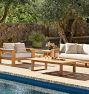 Polson Teak Outdoor Sofa