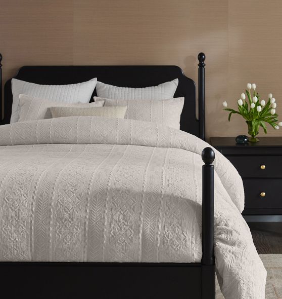 Diamond Striped Duvet & Shams by Rejuvenation