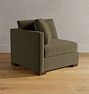 Wrenton Left Arm Chair Studio Stnd Banks Velvet Balsam Mhgn
