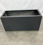 Open Box: Modern Fiberstone Rectangle Planter, Large (40"W x 16"D x 20"H) - Black