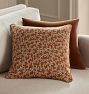 Mieke ten Have Embroidered Botanical Pillow Cover