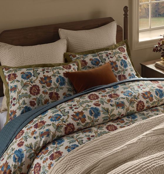 Pomegranate Floral Duvet & Shams by Rejuvenation