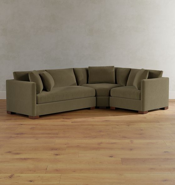 Wrenton 3-Piece Arm Sofa With Wedge Corner by Rejuvenation