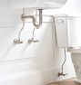 Traditional 17-Gauge Brass Sink Drain 1-1/4" P-Trap