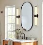 West Slope Short Spout Cross Handle Widespread Bathroom Faucet