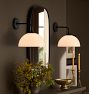 Poplar Sconce, Glass and Alabaster Shades