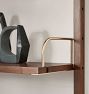 Hart Modular Walnut 5-Shelf Triple Shelving Unit