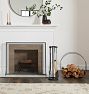 Industrial Round Fireplace Tool Set