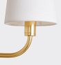 Ansel 4-Light Chandelier, 34" Width Fabric Shades