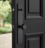 Arched Knob Exterior Door Hardware Tube Latch Set
