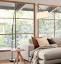 Conical Overarching Floor Lamp with Shade
