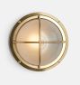 Seabeck 9" Dome-Caged Round Bulkhead Sconce
