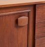 Vintage Mid Century Modern Teak Credenza