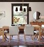Ansel 4-Light Chandelier, 34" Width Fabric Shades
