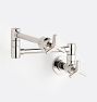 Blair Cross Handle Wall Mount Pot Filler