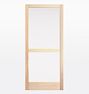 Fir Screen Door with Mid Bar
