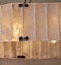 Willamette 60" Linear Chandelier, Champagne Glass