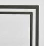 Floating Glass Fireplace Screen