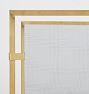 Framed Single Panel Fireplace Screen