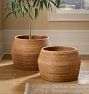Rinna Rattan Round Basket
