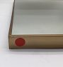 Open Box: Thin Metal Frame Mirror, 20"W x 30"H - Heritage Brass