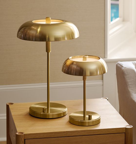 Marble Sage Green Touch Control Table Lamp – 14", 3-Way Dimmable, USB-C & USB-A Ports, LED Bulb Included, For Bedroom & Desk