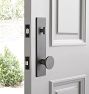 Bowman Brass Knob Exterior Door Tube Latch Set