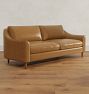 Luisa Leather Sofa, 72-96"