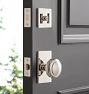 Rigdon Rectangular Interior Door Hardware Tube Latch Set With Knob